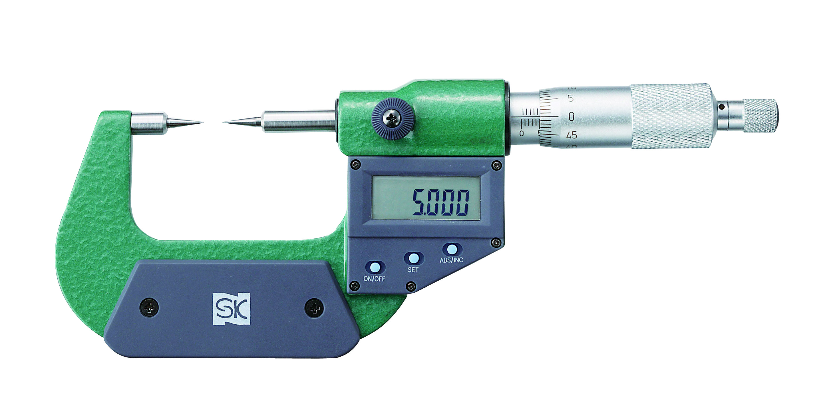 新潟精機 SK デジタル歯厚マイクロメーター 直進式 0-25mm MCD230-25D-